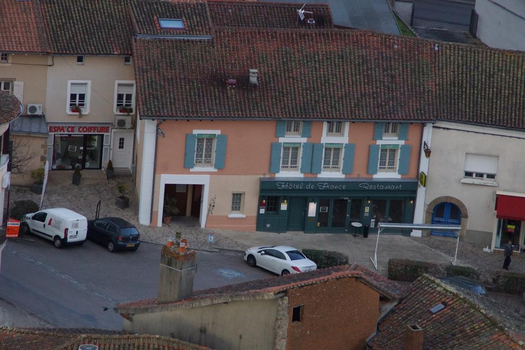 Logis Hôtel de France Rochechouart Exterior foto